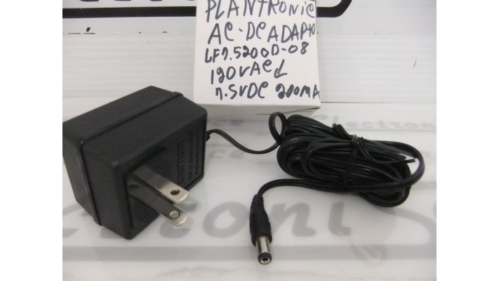 Plantronic LF7.5200D-08 ac-dc adaptor
